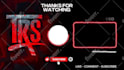 do a gaming youtube end screen or outro with saber effect