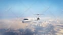 put your logo on a luxury business jet airplane video