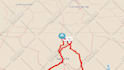 create flight, road, train, ship route animation on map