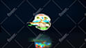 create epic hightech glitch animation logo intro