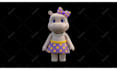 create stylized 3d  character ready for rig and animation