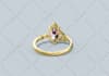 design 3d cad jewelry rings for 3d printing and rendering