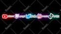 create social media overlay
