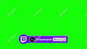 create youtube subscribe and social media lower third animation