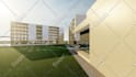 do rendering from the revit model for the house exterior