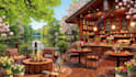 create cozy rain ambient video with natural sounds relaxing rain video