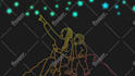create artistic hand drawn lyric music video