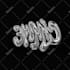 design 3d logo type y2k for animation, chrome typography for your brand