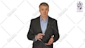 create a green screen british spokesperson or presenter video