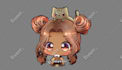 create cute chibi custom pngtuber for vtuber and twitch