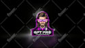 create 4k neon glitch social media and business intro outro