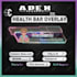 design apex legends animated  health bar overlay
