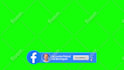 create youtube subscribe and social media lower third animation