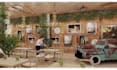 3d design render retail stores,supermarket interior exterior
