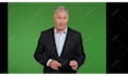create a white screen spokesperson video