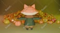 create a 3d character for game or animation