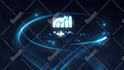 video intro outro of horse, wolf, lion or panther, logo animation