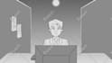 create a beautiful 2d animated music video