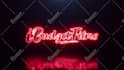 make 3d neon sign light intro text or logo animation