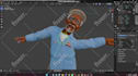 do 3d character modelling and rigging for animation