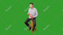 be your asian video spokesperson on green screen