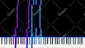 create a synthesia inspired piano video