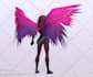 create 3d character model for game, animation