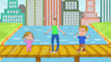 create custom 2d cartoon animation video for kids or stories