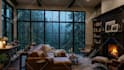 create cozy ambient relaxing rain video for youtube channel