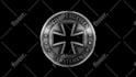 do ultra realistic looping 3d metallic spinning logo