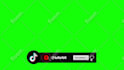 create youtube subscribe and social media lower third animation