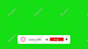 make awesome youtube subscribe animation, like bell button