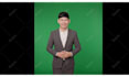 be your asian video spokesperson on green screen