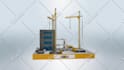 make 3d real estate construction logo animation intros