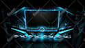 create premium animated stream overlay package for gamers