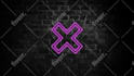 create neon logo animation video intro