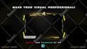 design awesome animated facecam or webcam overlay for tw,yt,fb