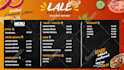design a digital menu board, TV menu, animated menu, restaurant menu