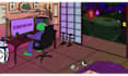 create cartoon looping animation starting soon, brb, offline