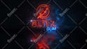 create cyberpunk neon light metallic glow logo reveal intro animation video