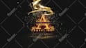 make luxury gold logo intro animation in 4k
