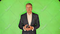 create a green screen british spokesperson or presenter video