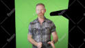 be your energetic bearded 4k green screen video spokesperson