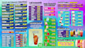 design static tv screen menu or digital menu, menu board, flyer for restaurant