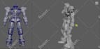 3d model the robot and mecha