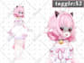 live 2d vtuber model, animate rig quality vtuber character in live2d, dakimakura