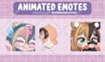 draw twitch emotes, animated emotes, chibi emotes, vtuber emote, and sub badges