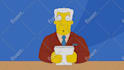 create cartoon family guy style animation