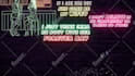 create modern neon lyric video