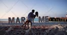do video editing of a beautiful marriage proposal